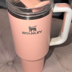 40oz Stanley Blush Pink Travel Mug with Handle